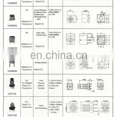 IFT Coils Variable Inductor Coil Transformer RF Radio Inductor photo-4