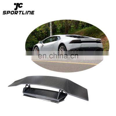 D Style Carbon Fiber LP580 LP610 Rear Spoiler for Lamborghini Huracan LP580 LP610 Coupe 2-Door 2014-2018