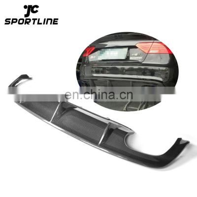 S5 Carbon Fiber Rear Bumper Diffuser Spoiler for Audi S5 Bumper 2013