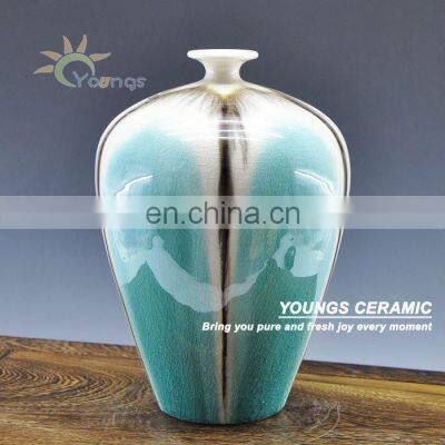 Jingdezhen Colored Glaze Ceramic Vase Decoration