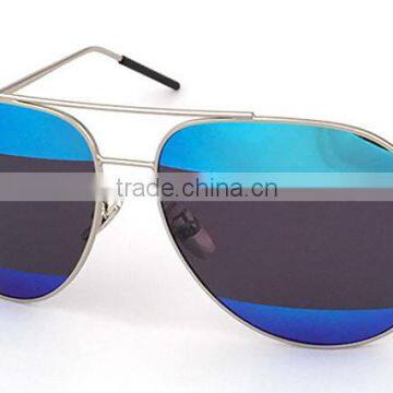 2016 New Arrival Designer Patchwork Split 3 Parts Mirror Lens Split Sunglasses for Women photo-4