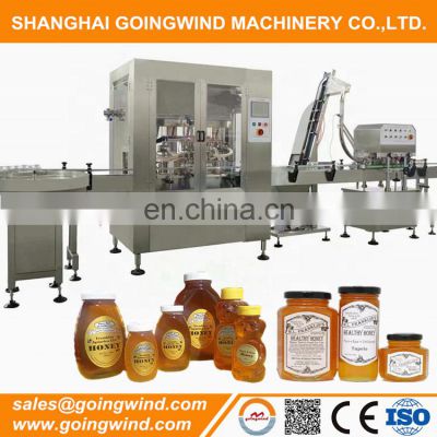 Automatic honey bottling machine oil syrup butter auto industrial filling packaging machinery cheap price for sale