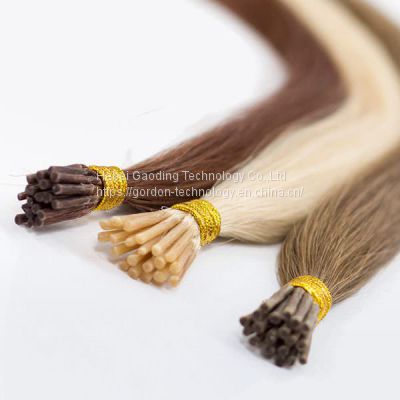 Gaoding I-Tip Hair Extensions 100% Remy Human Hair