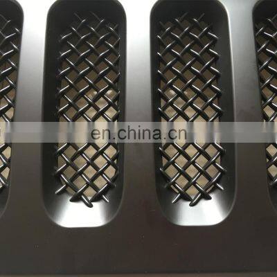 J189-5 Black Angry Car Grille ABS Front Grill for Jeep for Wrangler jk photo-5