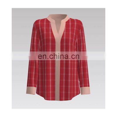 Fashion Check Yarn-dyed Fabric 100% Cotton High Density Yarn Dyed Fabric for Shirt photo-3