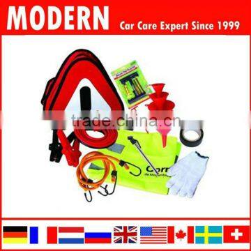 Car Frist Aid Tool Kit with warning triangle