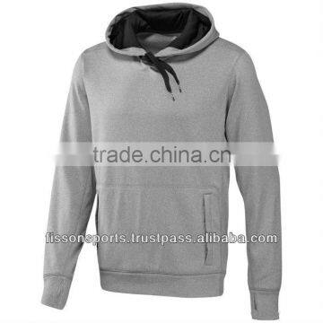 Fleece Hoodie Aluminum Black