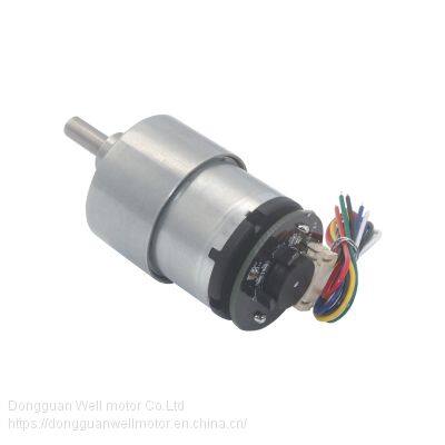 Mini Best High Torque 37mm 27720 12v Electric Motor With Reduction Gear dc Gear Motor and Encoder