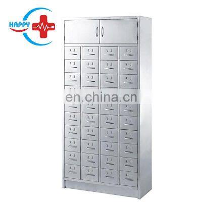 HC-M080 Stainless Steel metal Kernel Medicine cabinet Cupboard with drawer for hospital