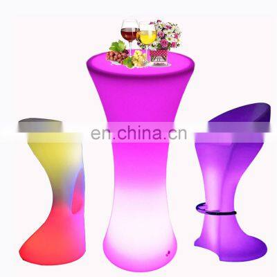 light up tall   light bar cocktail furniture tables and chairs 16 colors portable bar table led cocktail table