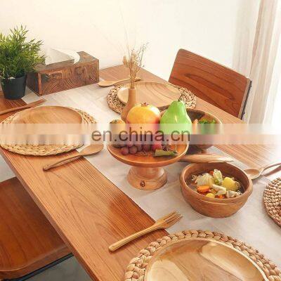Set Placemats Water Hyacinth Placemat Natural Woven Wall Basket Decor Basket Wholesale Made in Vietnam