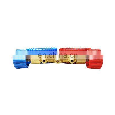 CT-536 A Brass Manifold Gauge Set HVAC Refrigeration System Auto Air Conditioner AC Charging Manifold Hvac Manifold Gauge photo-5