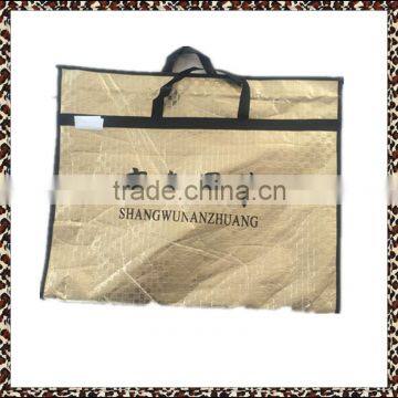 2016 fashion PVC cover handle suit bag