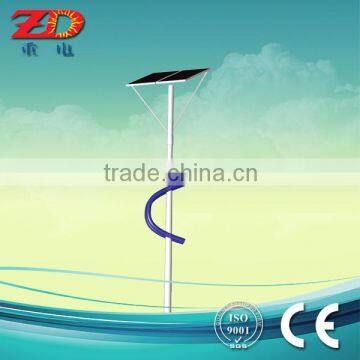 Q235 high quality hot dip galvanized steel lamp post /light pole