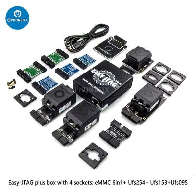 Easy JTAG Plus Box With 6 in 1 EMMC UFS BGA254/153/95 Socket