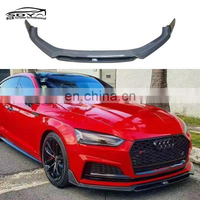 A5 S5 B9 SLine KB Style Carbon Fiber Front Lip Front Bumper lip For Audi A5 Sline S5  B9 2017-2020