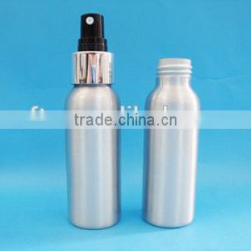 80ml empty aluminum bottle with perfume sprayer,empty cosmetic aluminum bottle