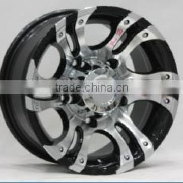 Durable alloy wheel china wheel black 5 hole wheel