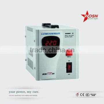 Electron Rrelay Type Single Phase 1000VA Digital Display Automatic Voltage Regulator