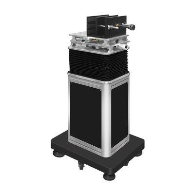Infrared temperature measuring and aiming device mobile support