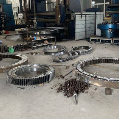 Worm Drive Slewing Ring Ball Bearings Crane Wheel Slewing Bearings photo-5
