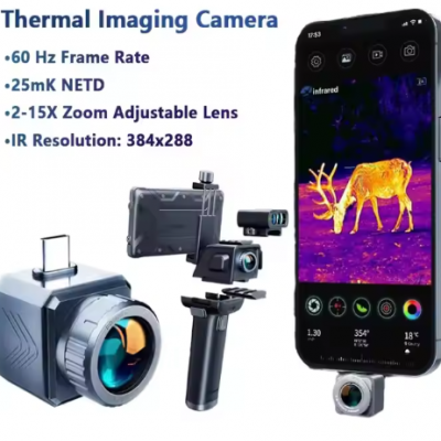 Xinfrared X3 Thermal Camera With Range Finder Mobile Night Vision Thermal Monocular Outdoor Infrared Cellphone Camera photo-5