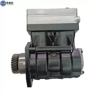 Mercedes-Benz Air Compressor Assembly Twin Cylinder OM457 Engine Accessories A4571304915, A4571307115 photo-5