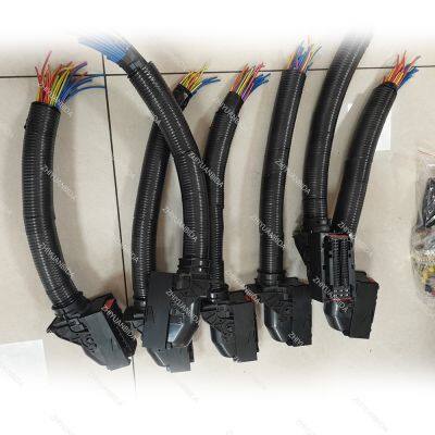 ECU Control Board Wiring Harness for SANY Komatsu Caterpillar Weichai Excavators | Durable Controller Connector Loom