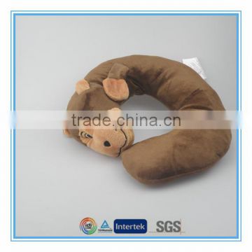 Custom stuffed plush monkey travel pillow