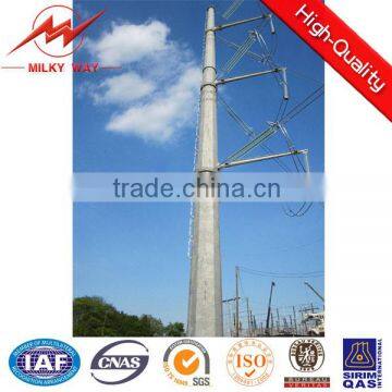 Single Circuit Galvanized Utility Pole