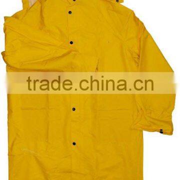 polyester PVC rain coat