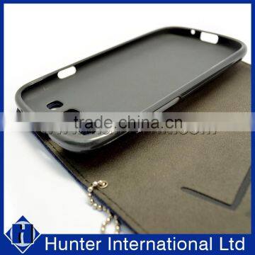 Leather Cell Phone Case For Galaxy S3 Wallet Case photo-3