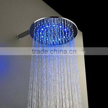 New ABS Round Single Color LED Overhead Shower Head