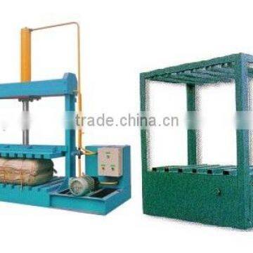hydraulic baling and packing machine