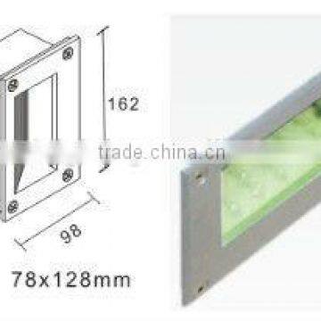 3w led recessed aluminium stair wall light