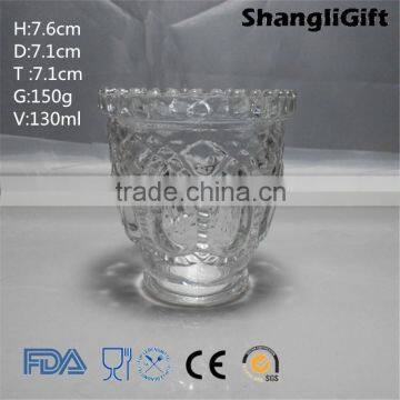 Hot Sale Clear Glass Vase/home Decoration Flower Vase