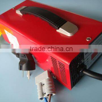 Full Automatic Intelligent AC220V/50Hz/DC12V/25A Portable Industrial 300W-1000W Lead-acid Battery Charger for Forklift photo-2