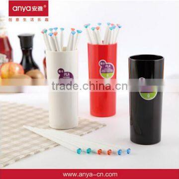 D656 Melamine Tableware - Plastic Chopstick Holder with Diamond Chopstick