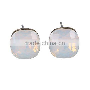 2016 Sunnmer Tropical Style Fashion Cheap White Crystal Stone Stud Earring Pack photo-1
