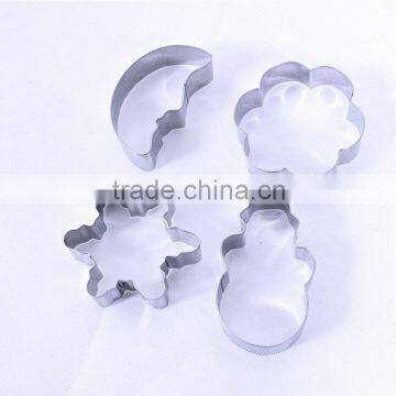 YangJiang factory manufature funny stainless steel different shape cookie baking mould