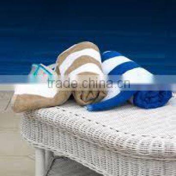 High quality 100% cotton yarn dyed woven cabana stripe beach towels