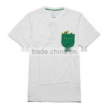 with pocket wholesale custom 100%cotton t-shirt men's wholesale