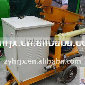 High efficiency small shotcrete machine