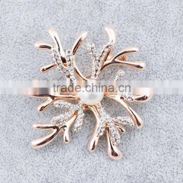 Christmas Silver Hanging Decorative Snowflakes Brooch Jewelry photo-4