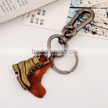 2015 Hot Sale Fashion Punk Style Keychain Shoe Shape Pendant Leather Keychain photo-4