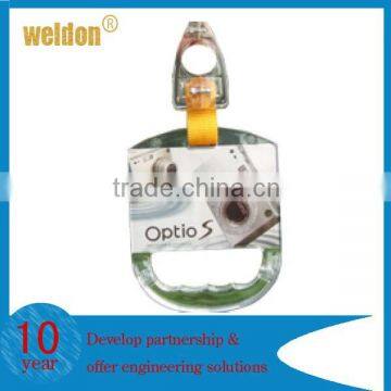 WELDON city yellow belt high quality ABS advertising subway handle