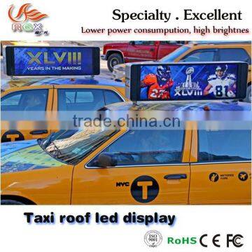 RGX 3G/ wifi/ USB system truck top/ car top/ bus led display/taxi roof p5 led display for moving media