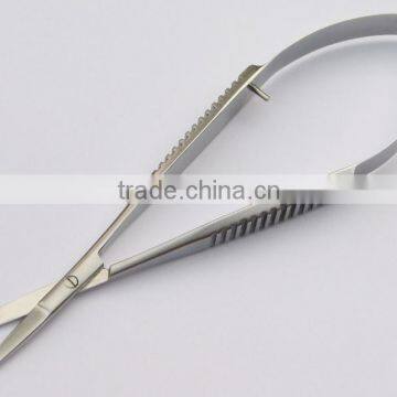 Castroviejo Spring Corneal Scissors straight sharp tips Ophthalmic eye instrument High Quality