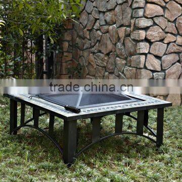 34 inch Outdoor Wood Fire Pit Table