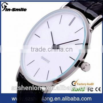 wholesale china fashion hot simple classic stainless steel back quartz advance watch